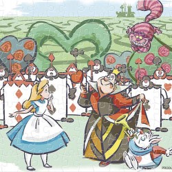 愛麗絲 夢遊仙境 迷你PUZZLE