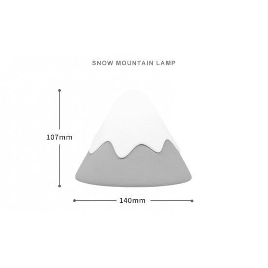 雪山 LED 小夜燈