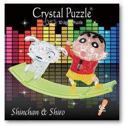 蠟筆小新 小白 水晶 3D PUZZLE (港版)
