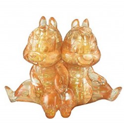 CHIP AND DALE 大鼻 鋼牙 水晶 3D PUZZLE(日版)