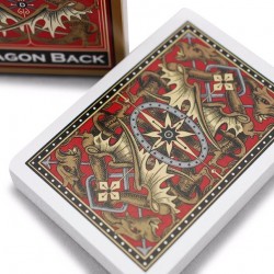 BICYCLE GOLD DRAGON BACK PLAYING CARDS