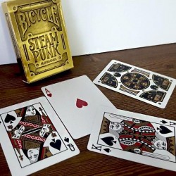 BICYCLE GOLD STEAMPUNK PLAYING CARDS