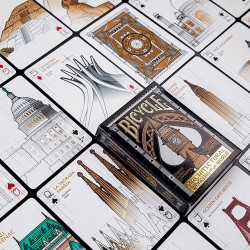 BICYCLE architectural wonders of the world  PLAYING CARDS