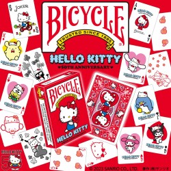 BICYCLE SANRIO Hello Kitty 50週年 PLAYING CARDS 限定版