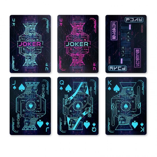 BICYCLE CYBERPUNK CYBERCITY PLAYING CARDS