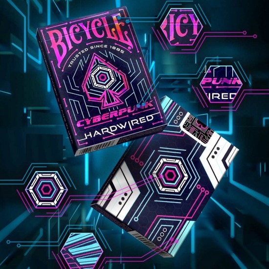 BICYCLE CYBERPUNK hardwired PLAYING CARDS