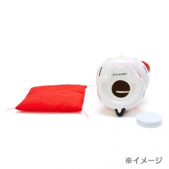 日本 Sanrio hello kitty 招財貓 陶瓷錢箱