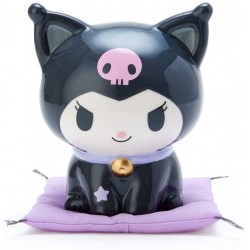 日本 Sanrio Kuromi 招財貓 陶瓷錢箱