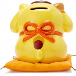 日本 Sanrio Pompompurin 布甸狗 招財貓 陶瓷錢箱