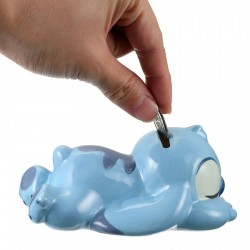 日本 DISNEY 史迪仔 陶瓷 錢箱