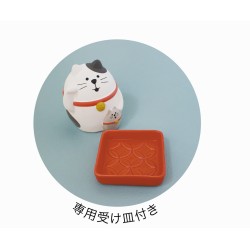 日本 CONCOMBRE 陶瓷 加濕器 開運 招財貓