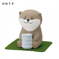 日本 DECOLE 動物茶道 陶瓷 香薰石 (水獺) 日本 DECOLE 動物茶道 陶瓷 香薰石 (水獺)