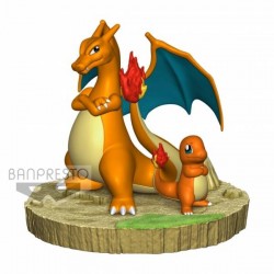 BANPRESTO-寵物小精靈 噴火龍&小火龍 模型 BANPRESTO-寵物小精靈 噴火龍&小火龍 模型