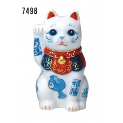 日本 藥師窯 染錦 開運 招福 招財貓