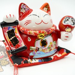 福緣貓 開運 達磨 招財貓 錢箱