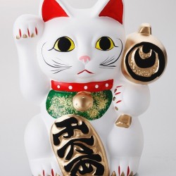 日本製陶瓷 招財貓 千萬両錢箱 (大)