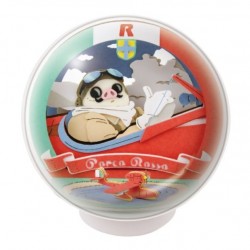 PAPER THEATER 紅之豚 波魯克乘飛行艇 場景紙模型