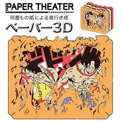 PAPER THEATER 海賊王 路飛-艾斯 PAPER THEATER 海賊王 路飛-艾斯