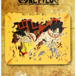 PAPER THEATER 海賊王 路飛-艾斯 PAPER THEATER 海賊王 路飛-艾斯