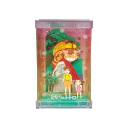 PAPER THEATER 龍貓 貓巴士 場景紙模型