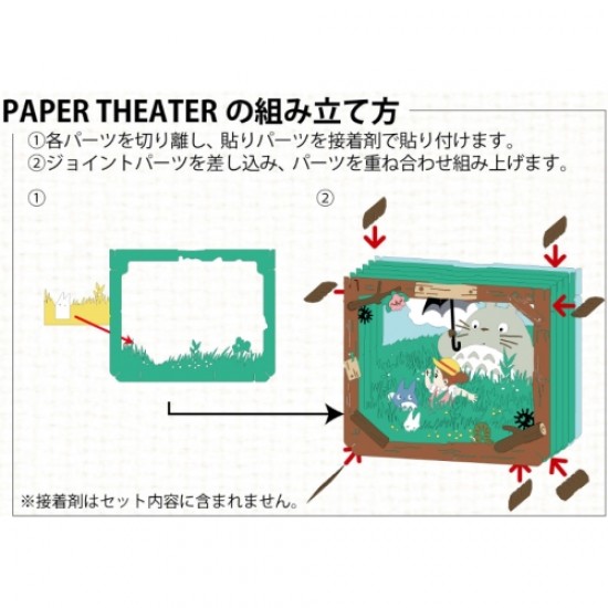 PAPER THEATER 龍貓 次子 場景紙模型