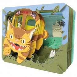 PAPER THEATER 龍貓 貓巴士 場景紙模型