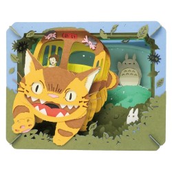 PAPER THEATER 龍貓 貓巴士 場景紙模型